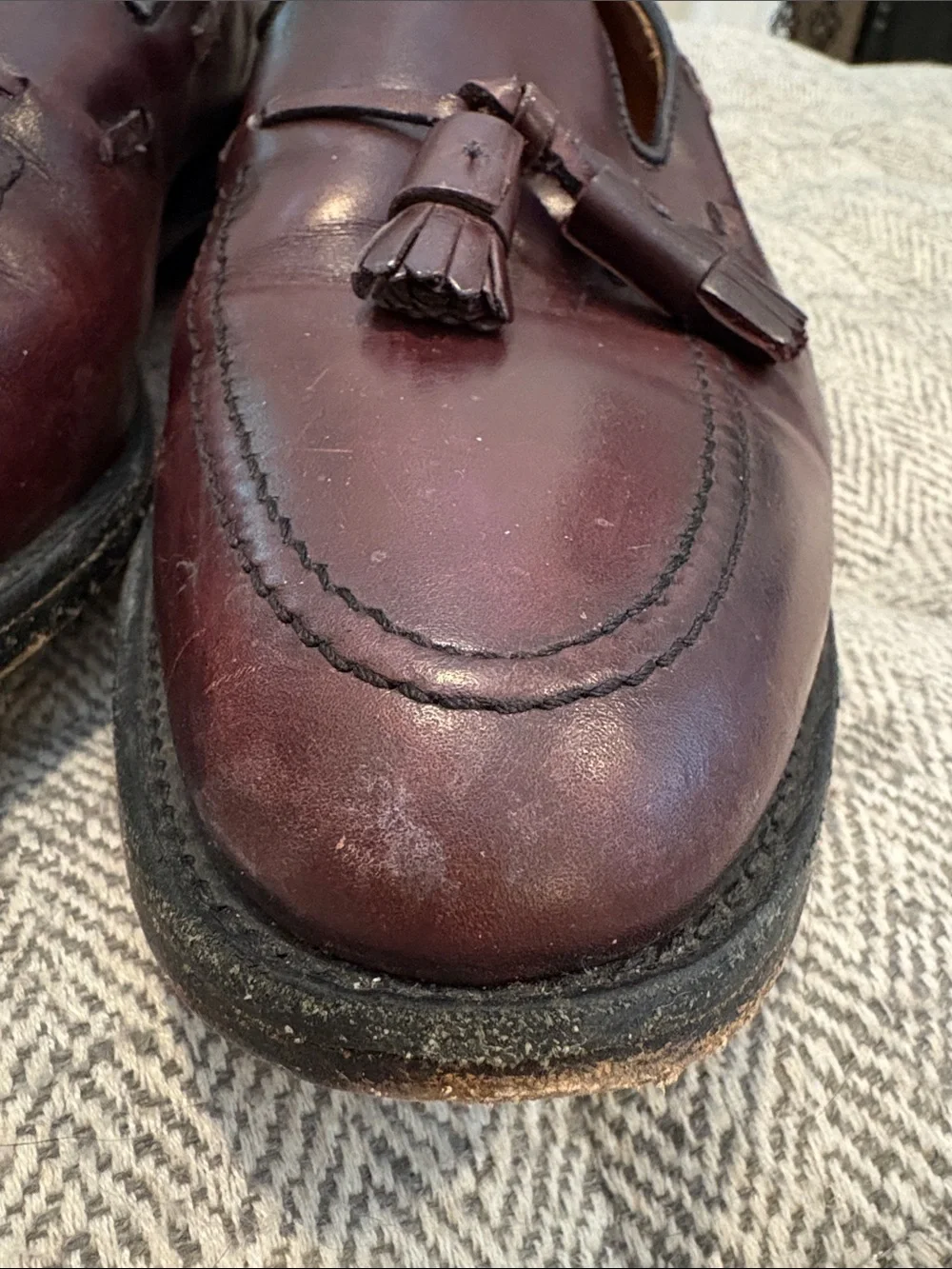 Allen Edmonds Grayson loafers size 10.5 2A